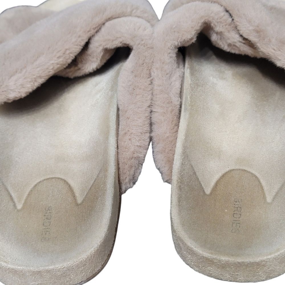 BIRDIES The Robin Tan Faux Fur Sandals - Picture 9 of 12